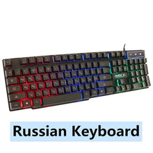 Load image into Gallery viewer, Russian RGB Gaming Keyboard