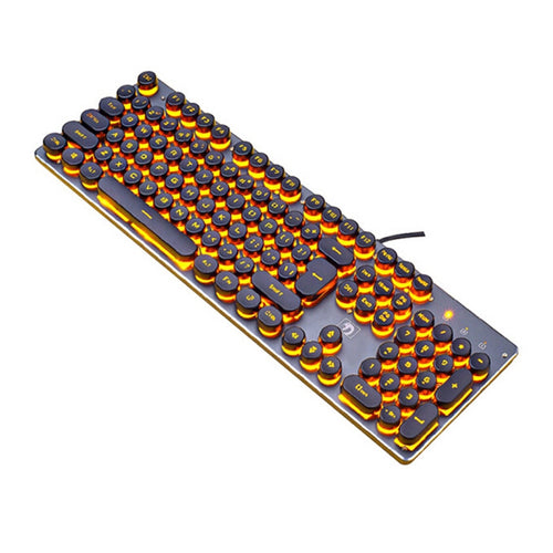 Backlit Round  Push-Button Gaming Keyboard