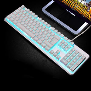 Backlit Round  Push-Button Gaming Keyboard