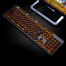 Load image into Gallery viewer, Backlit Round  Push-Button Gaming Keyboard